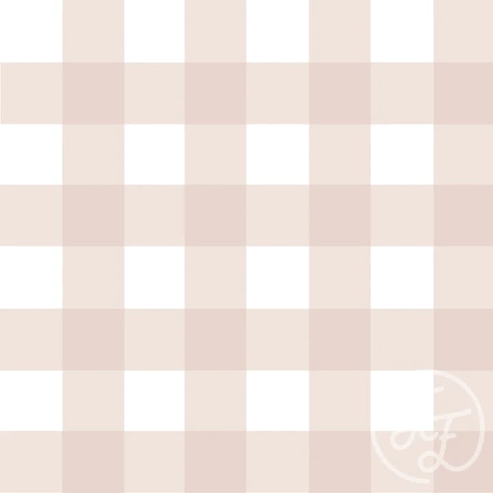 Gingham Organic French Terry