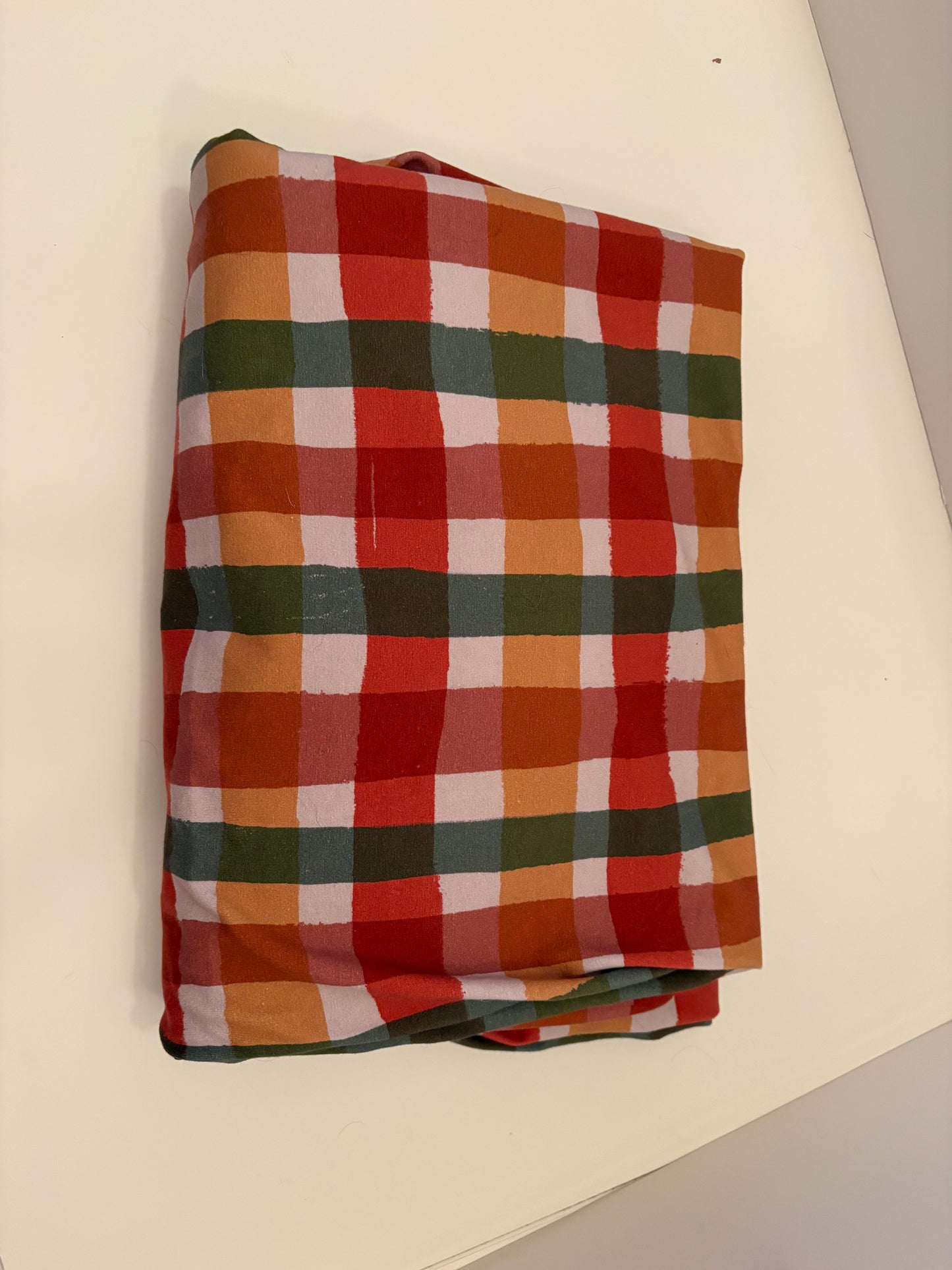 Fall Plaid Cotton Jersey