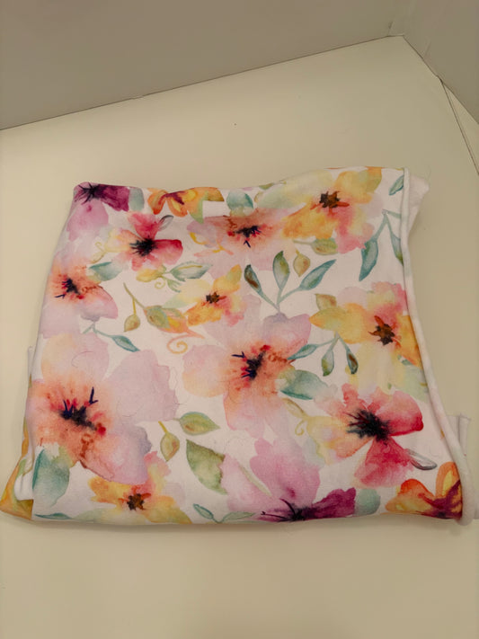 Floral Cotton French Terry