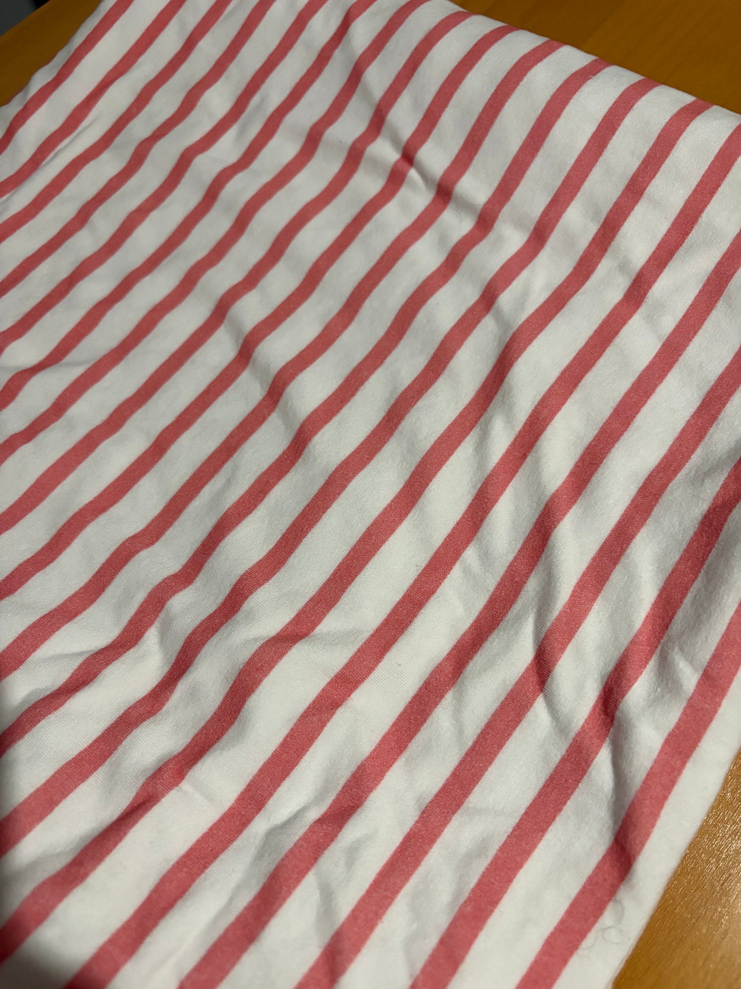 Pink Stripe Cotton Jersey