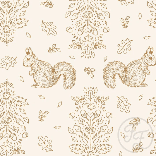 Floral Squirrel Ochre