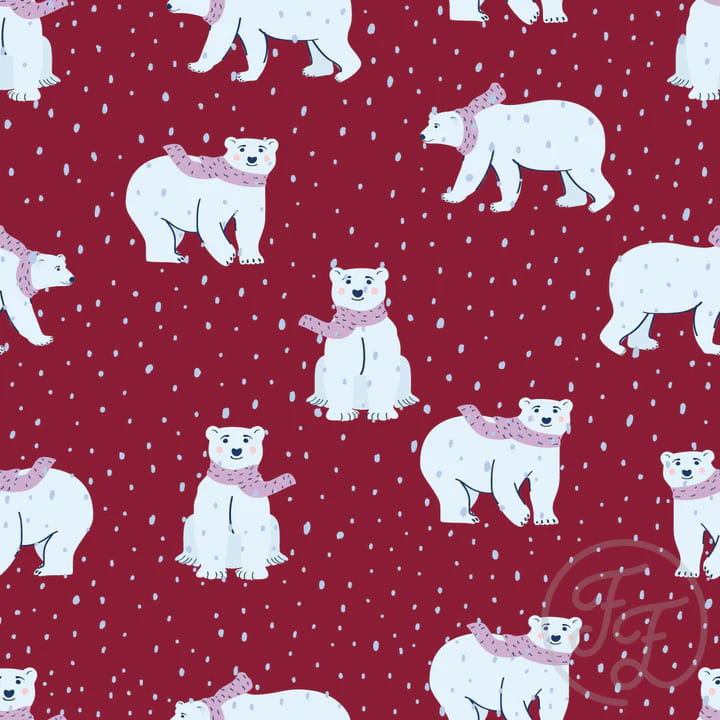 Polar Bear In Rose Bud Cherry