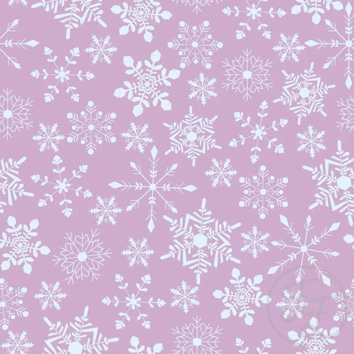 Snowflakes In Magenta
