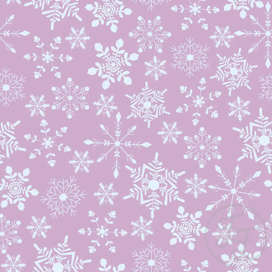 Snowflakes In Magenta