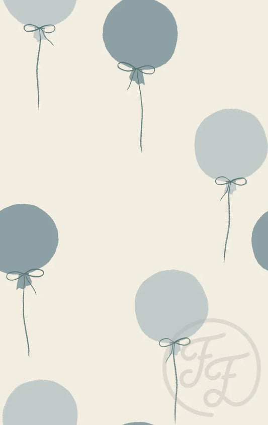 Balloons Small Blue Beige