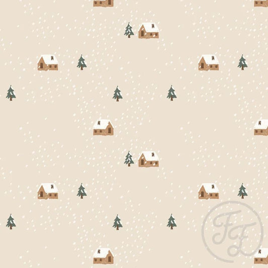 House In The Snow Dot Beige