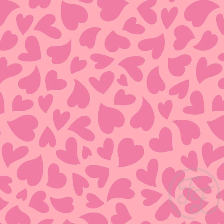 Groovy Hearts Pink