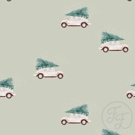 Christmas Tree Car Green