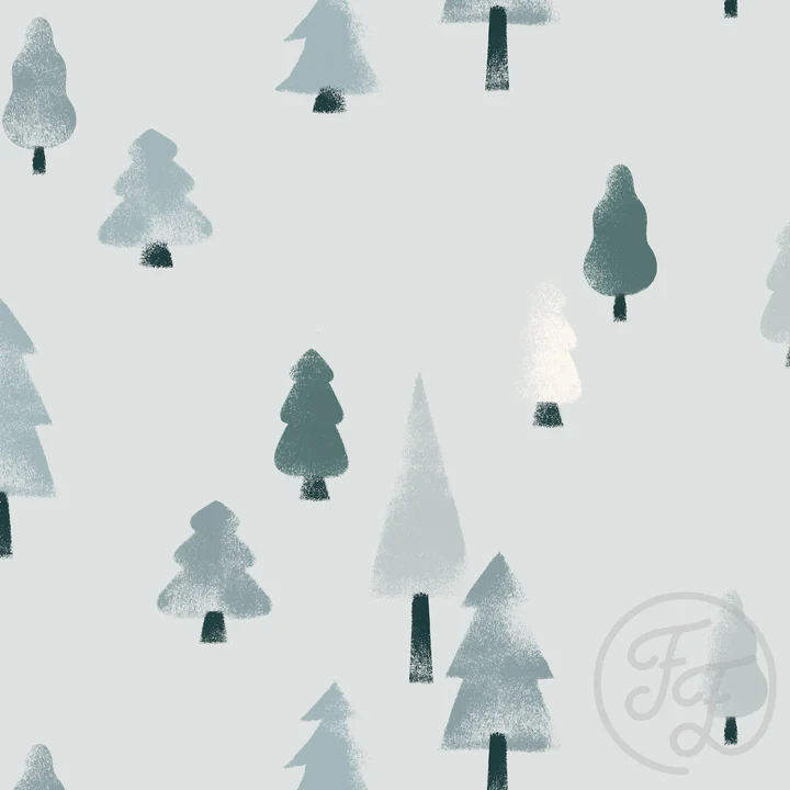 Winter Forest Blue