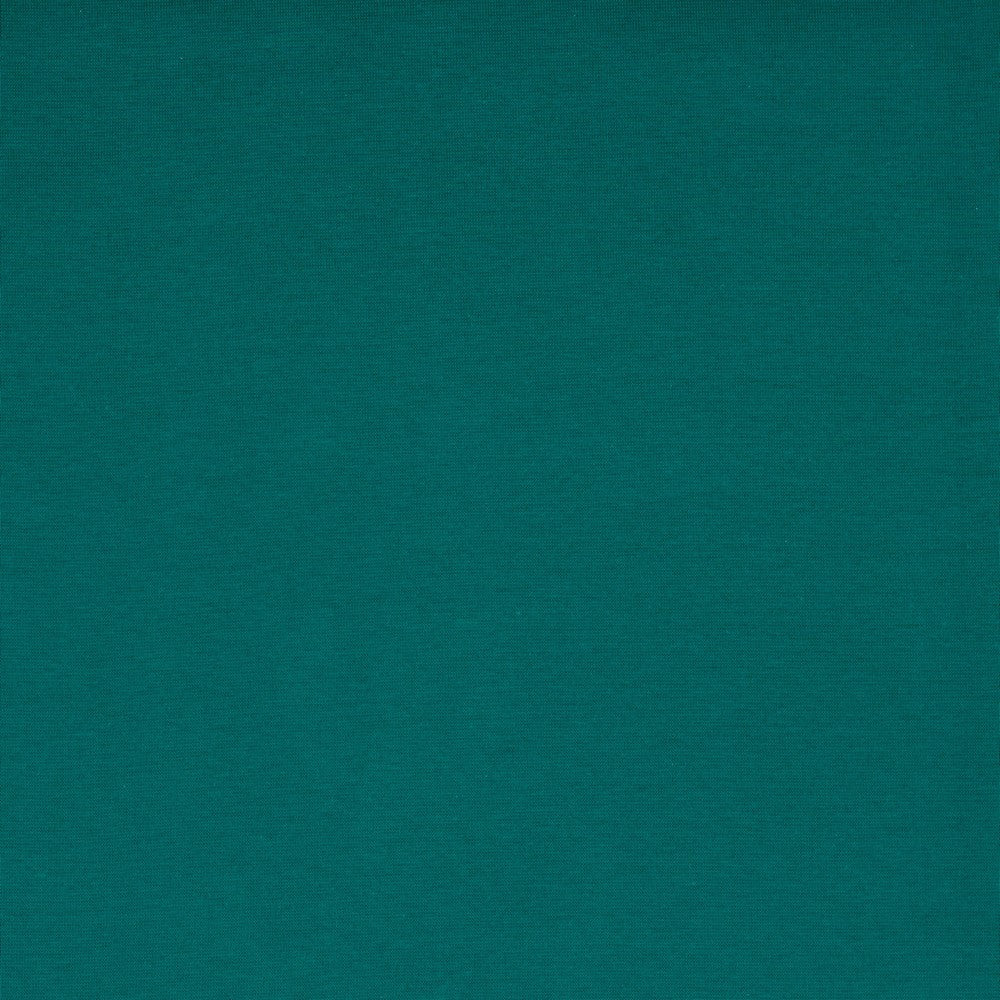 Teal Cotton Oeko-Tex Rib Knit