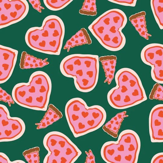 Gimme A Pizza Of Love In Dark Teal