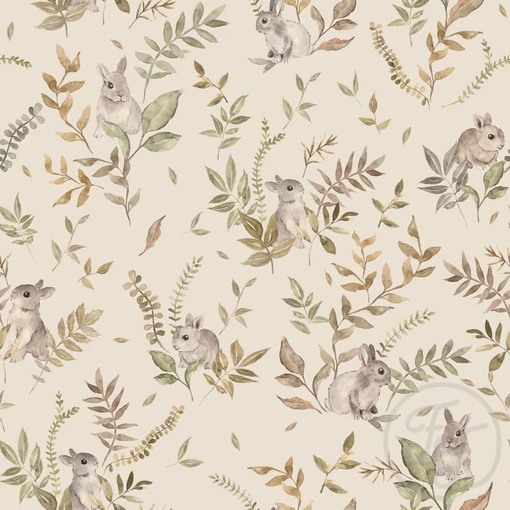 Botanical Bunny Cream Small