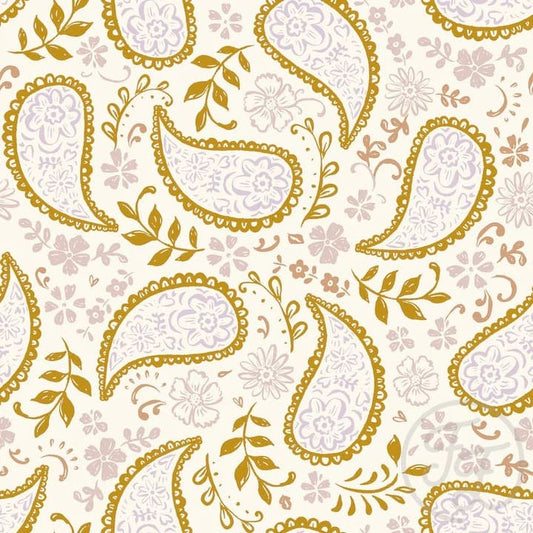Paisley Dusty Pink & Ochre