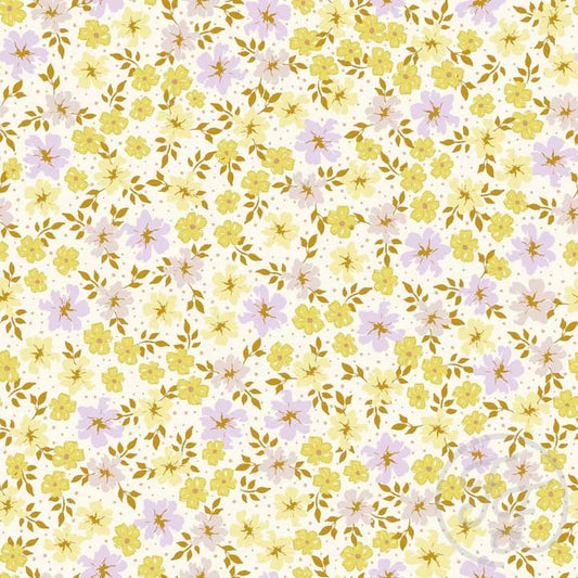 Suzanne Flowers Yellow & Llila