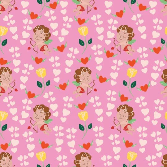 Cherubs In Pink Rose