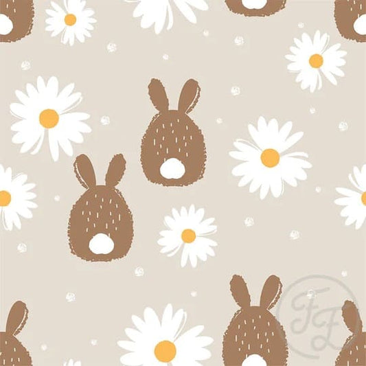 Funny Bunny Flower - Jersey Knit