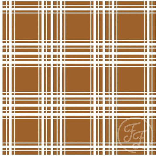 Squares And Strips Brown