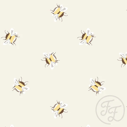 Buzzing Bees Ivory