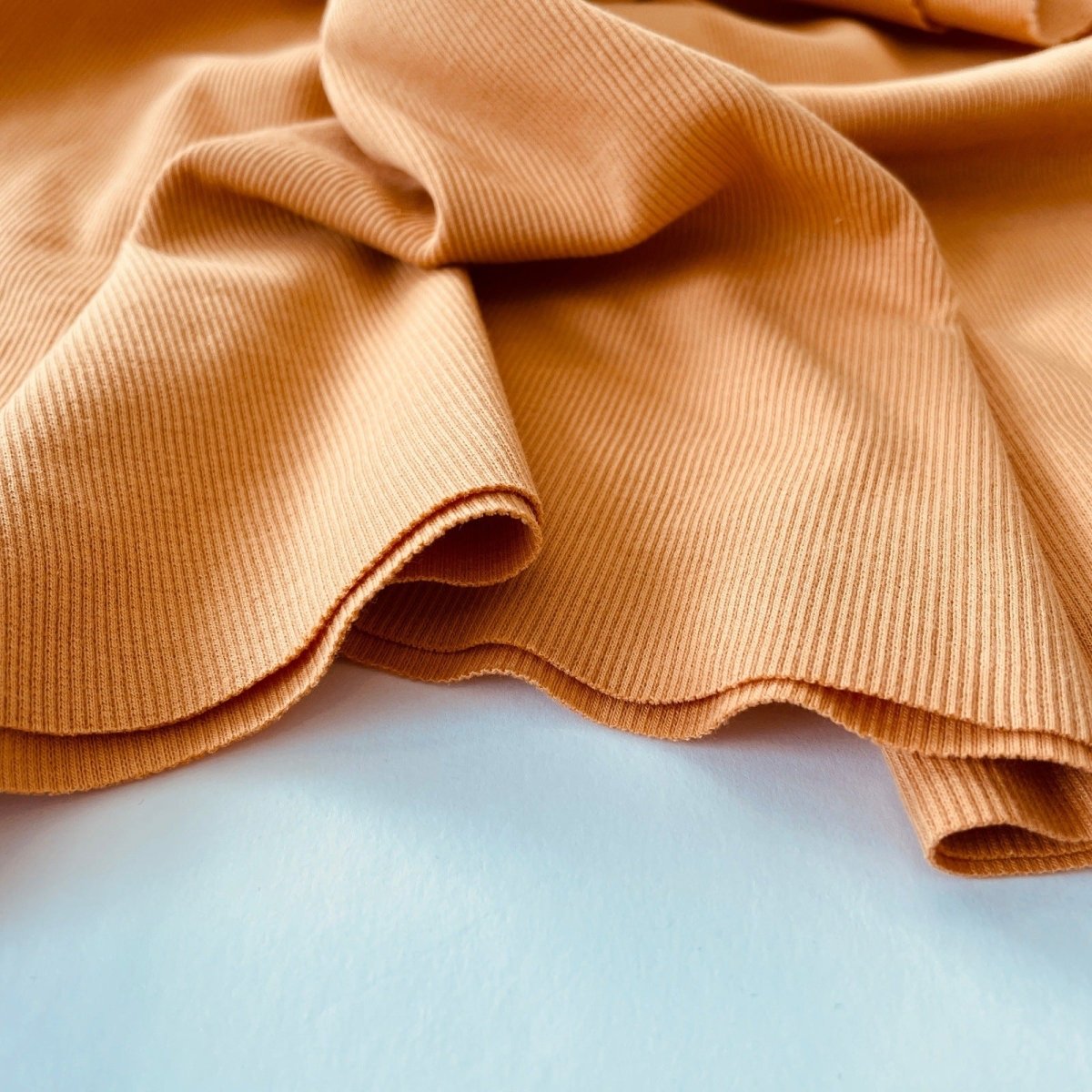 Clay Rib Knit, Family Fabrics - fabric - Bibs And Boots Fabric