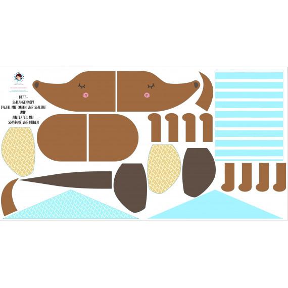 Dachshund DIY Pillow by Abby and Me - Art & Craft Kits - Bibs And Boots Fabric
