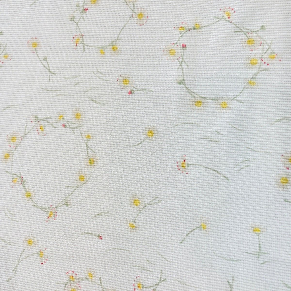 Daisy Crown, Rib Knit by Family Fabrics - Fabric - Bibs And Boots Fabric