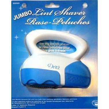 Jumbo Lint Shaver - Requires 2 C Batteries (Not Included) - Lint Rollers - Bibs And Boots Fabric