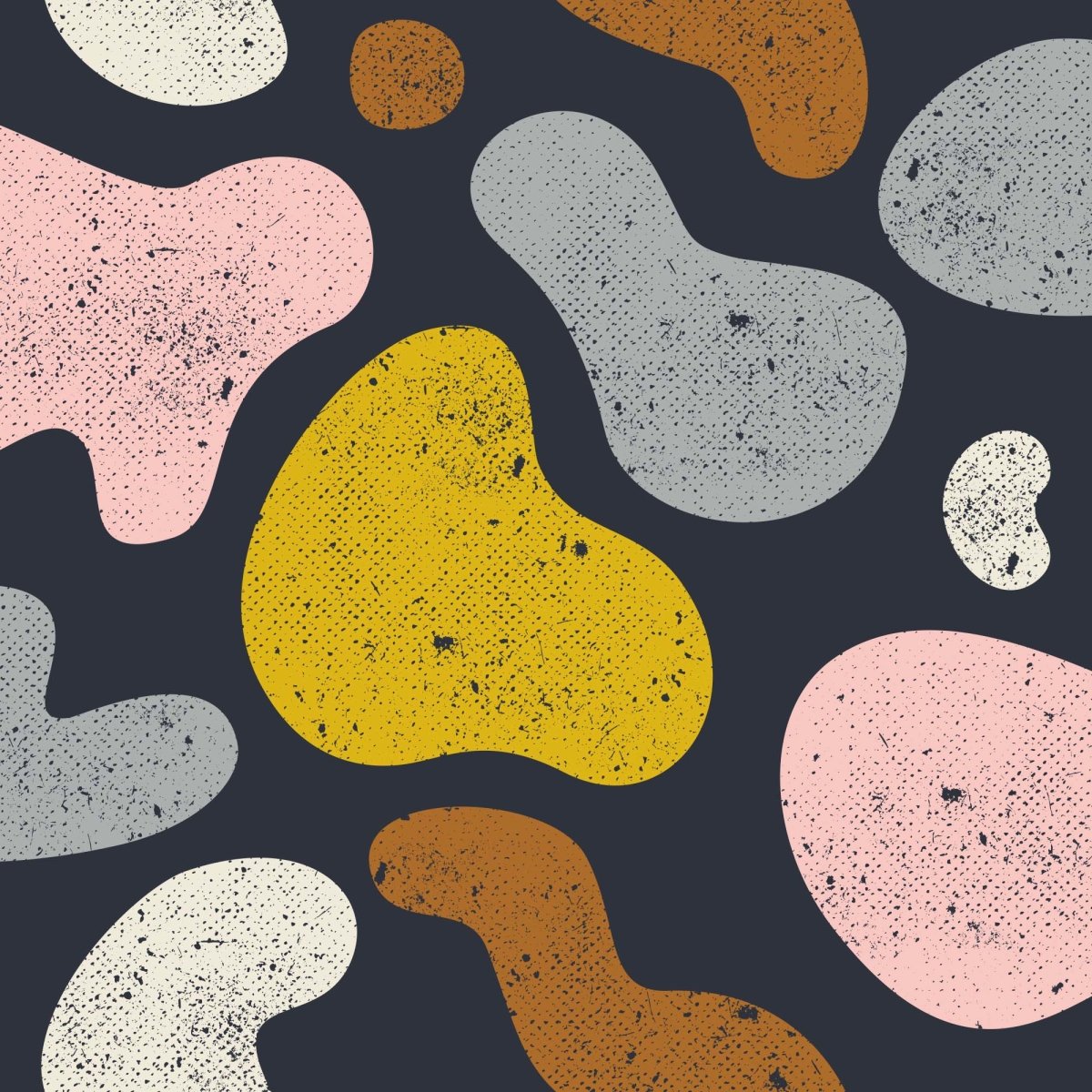Mega Shapes Multi French Terry Designed by Käselotti for Swafing - Fabric - Bibs And Boots Fabric