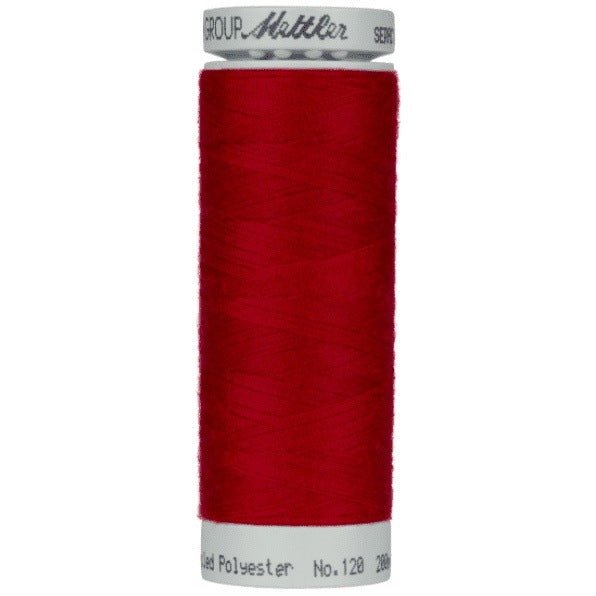 Mettler Seracycle Thread - 0105 Fire Engine - Thread - Bibs And Boots Fabric