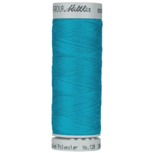 Mettler Seracycle Thread - 1394 Caribbean Blue - Thread - Bibs And Boots Fabric