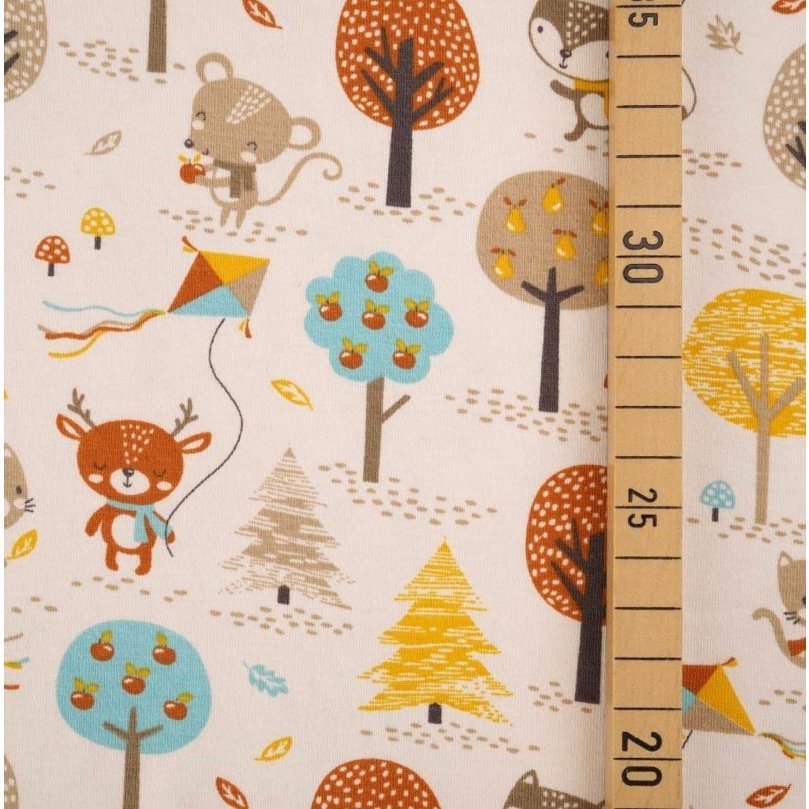 Organic Jersey Park life, By Stoffonkel - Fabric - Bibs And Boots Fabric