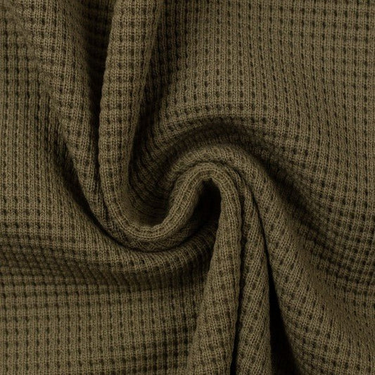 Sof, cushy waffle knit fabric with a beautiful hand from L'Oiseau
